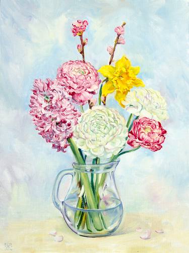 Original Floral Paintings by Daria Galinski