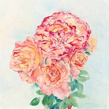 Print of Impressionism Floral Paintings by Daria Galinski
