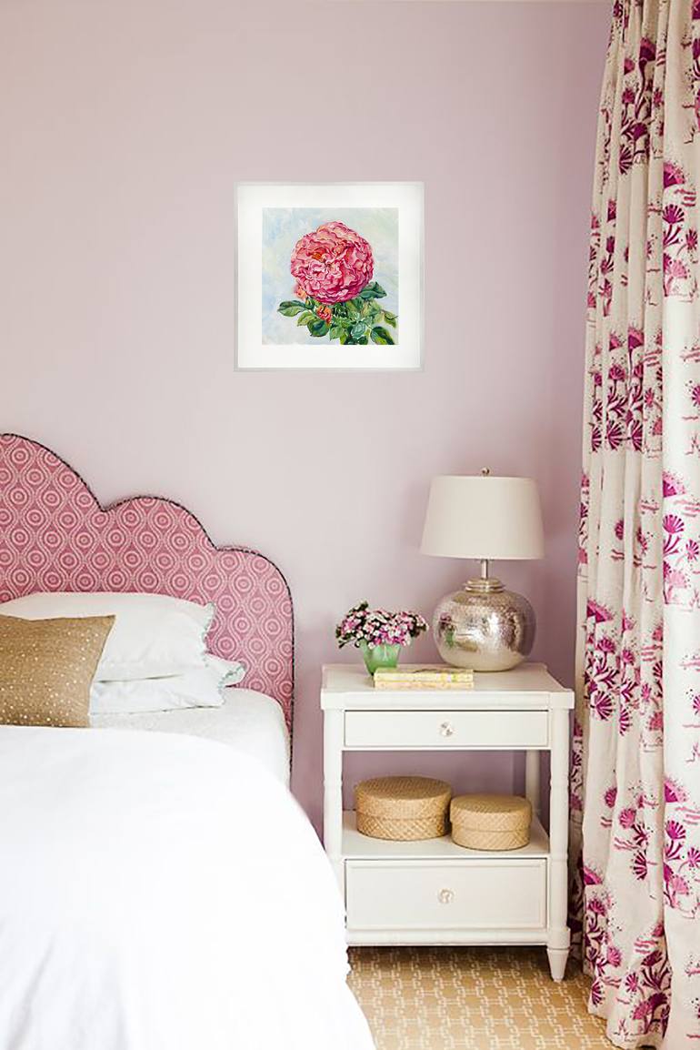 Original Impressionism Floral Painting by Daria Galinski