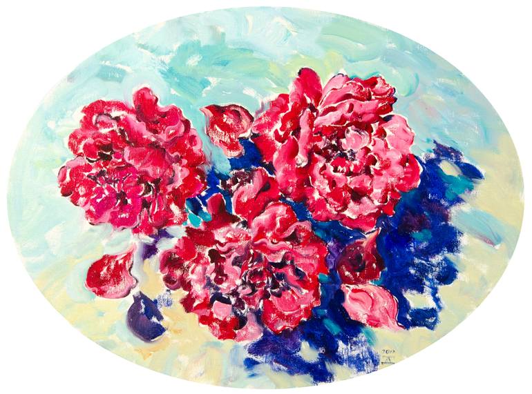 Print of Impressionism Floral Paintings by Daria Galinski