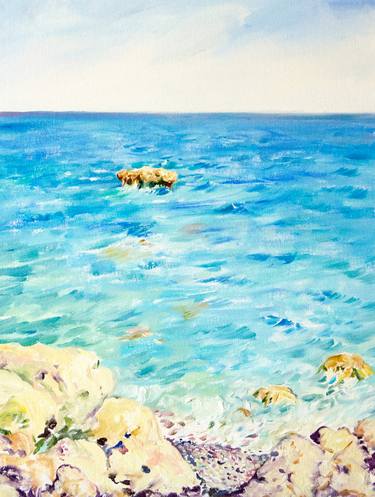 Original Impressionism Seascape Paintings by Daria Galinski