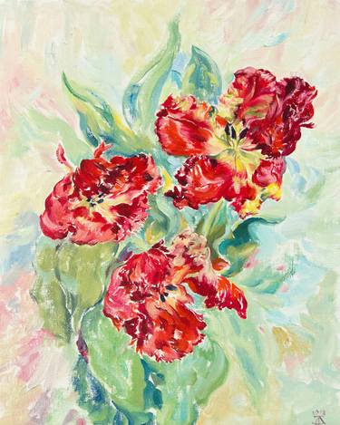 Original Impressionism Floral Paintings by Daria Galinski