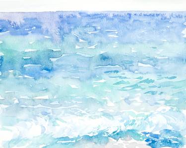 The sparkling sea watercolor thumb