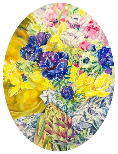 Print of Floral Paintings by Daria Galinski