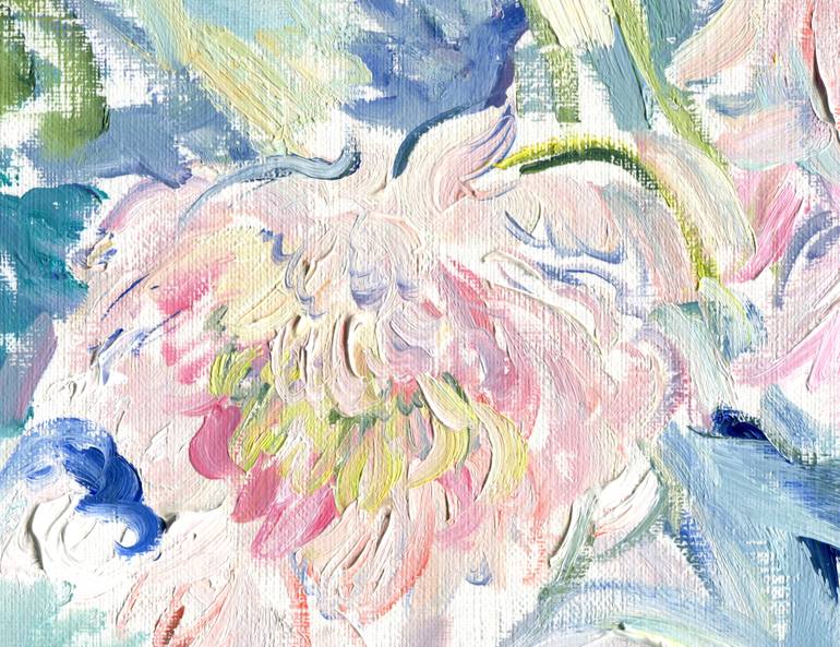 Original Impressionism Floral Painting by Daria Galinski