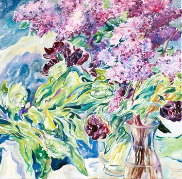 Print of Floral Paintings by Daria Galinski