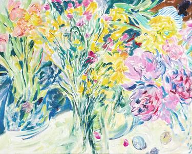 Original Impressionism Floral Paintings by Daria Galinski