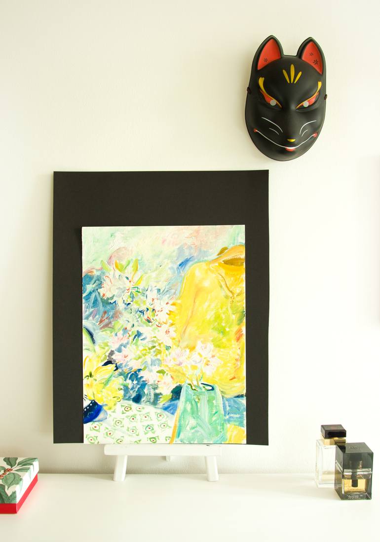 Original Impressionism Still Life Painting by Daria Galinski