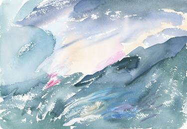 Print of Seascape Paintings by Daria Galinski