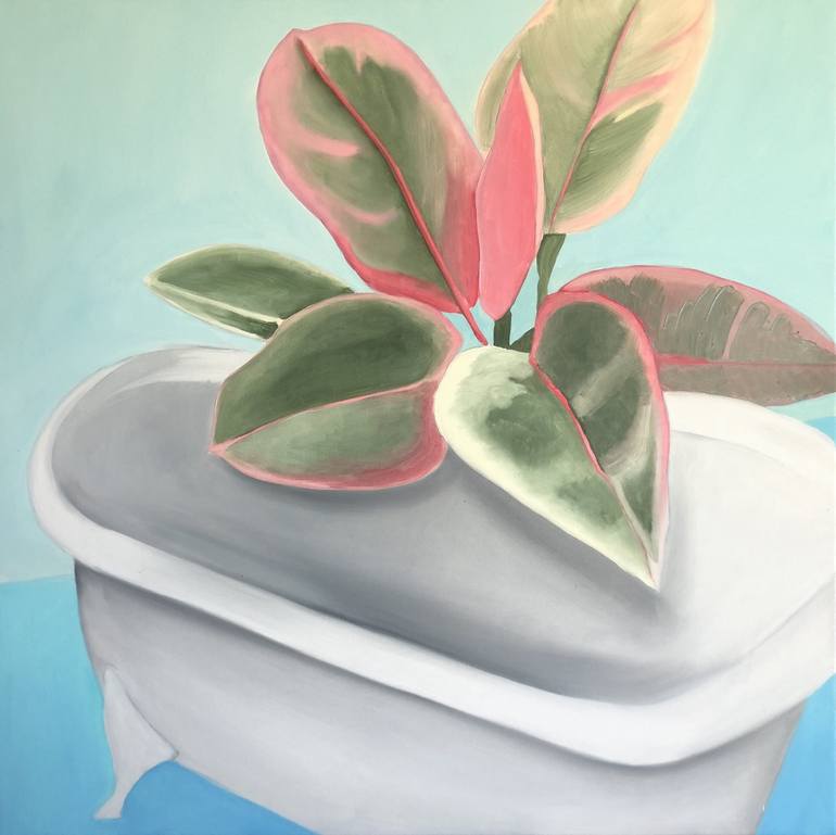 Original Expressionism Interiors Paintings by Mara Giliberti