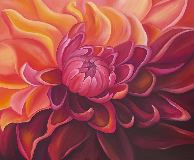Print of Contemporary Floral Paintings by Mara Giliberti