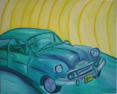 Original Fine Art Car Paintings by Iris Greiner