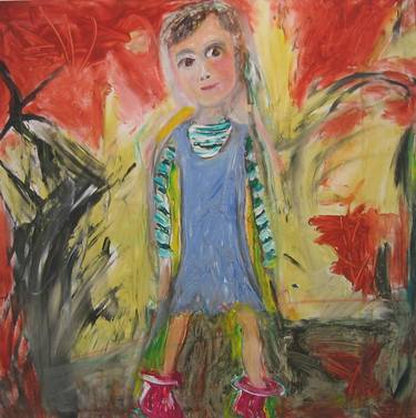 Original Expressionism Children Paintings by Iris Greiner