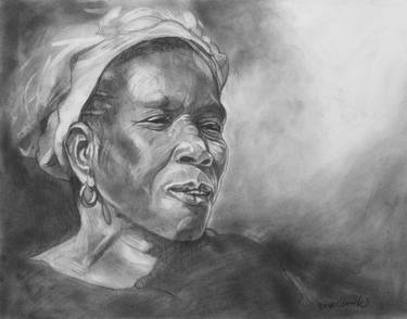 Print of Portraiture World Culture Drawings by Dave Kobrenski