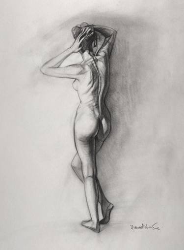 Print of Figurative Nude Drawings by Dave Kobrenski