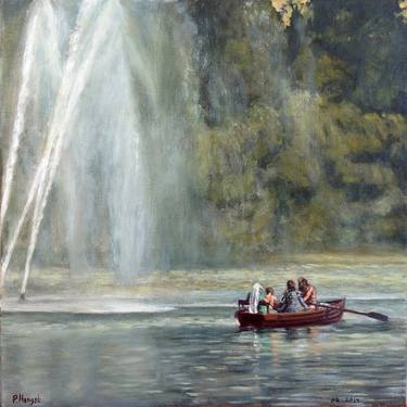 Original Figurative Boat Painting by Peter Hengst