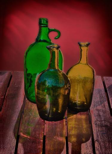 Three green bottles thumb