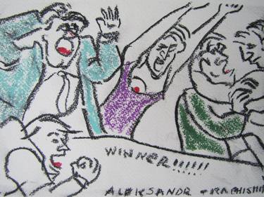 Print of Abstract Expressionism Cartoon Drawings by Aleksandr Trachishin