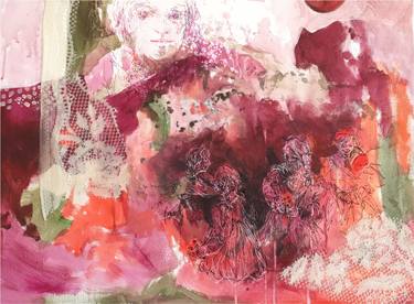 Saatchi Art Artist Golriz Rezvani; Paintings, “Pink Memory” #art