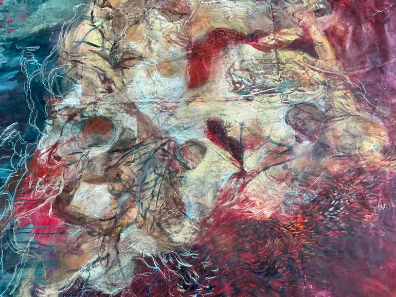 Original Expressionism Abstract Painting by Golriz Rezvani