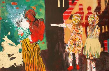 Print of Expressionism People Paintings by Golriz Rezvani