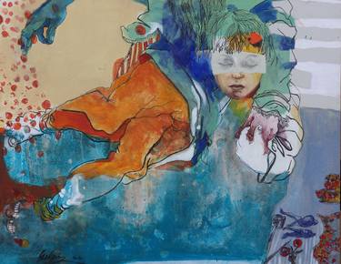 Print of Expressionism People Paintings by Golriz Rezvani