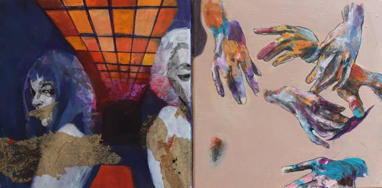 Original Expressionism Other Painting by Golriz Rezvani