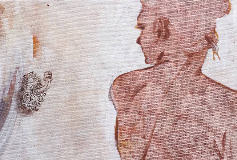 Original Figurative People Painting by Golriz Rezvani