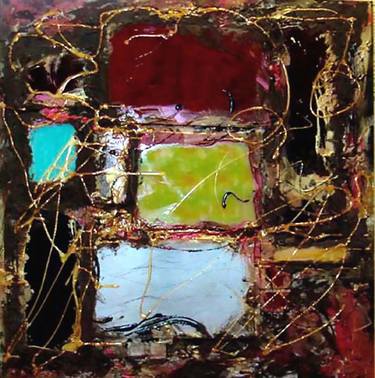Original Abstract Mixed Media by Jean and June Pastore