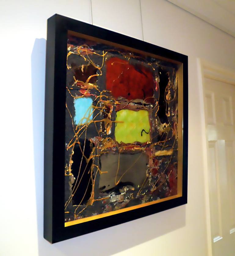Original Contemporary Abstract Mixed Media by Jean and June Pastore