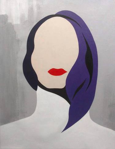 Print of Abstract Portrait Paintings by Sheng Xiao