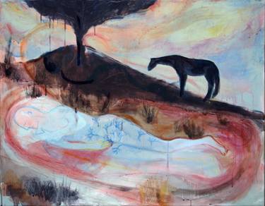 Print of Figurative Landscape Paintings by Alison Lees