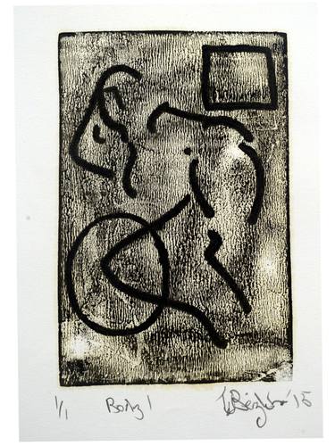 Body 1 - Monotype from glass thumb