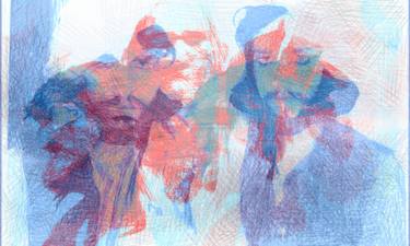 Print of Abstract Expressionism Classical mythology Drawings by Hussain Jamil