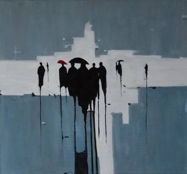 Original Figurative Abstract Paintings by Jacek Gaczkowski