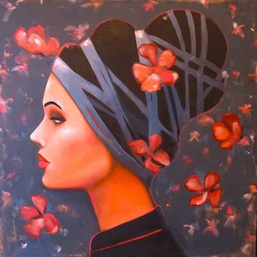 Original Contemporary Women Paintings by Angelika Bes