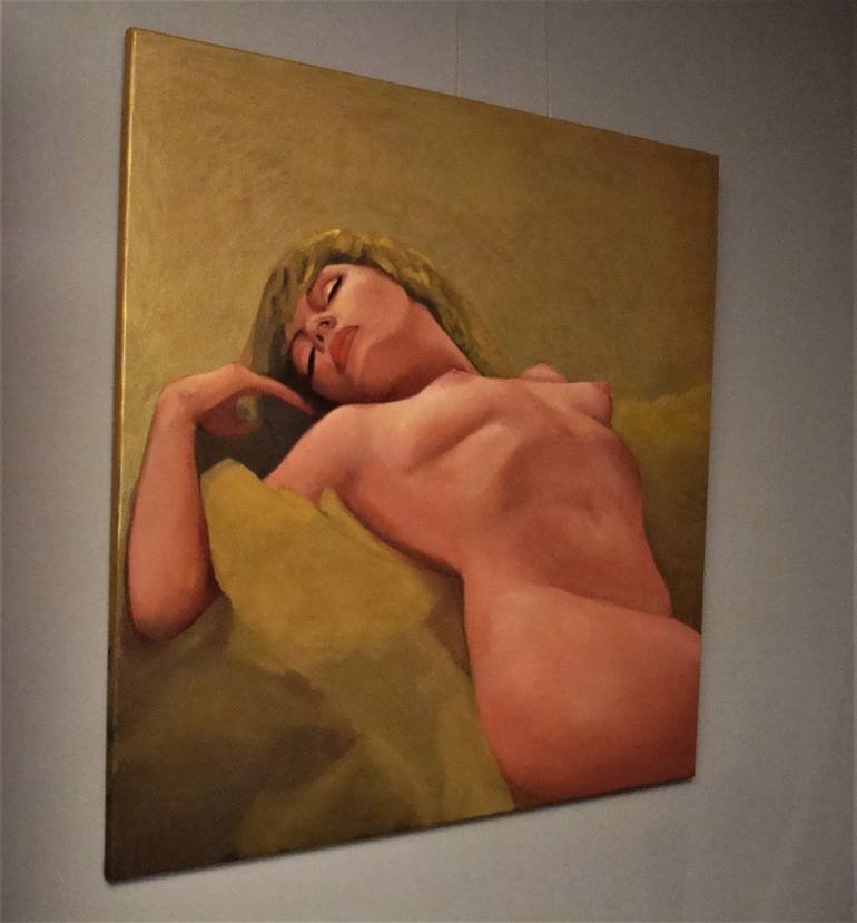 Original Erotic Painting by Angelika Bes