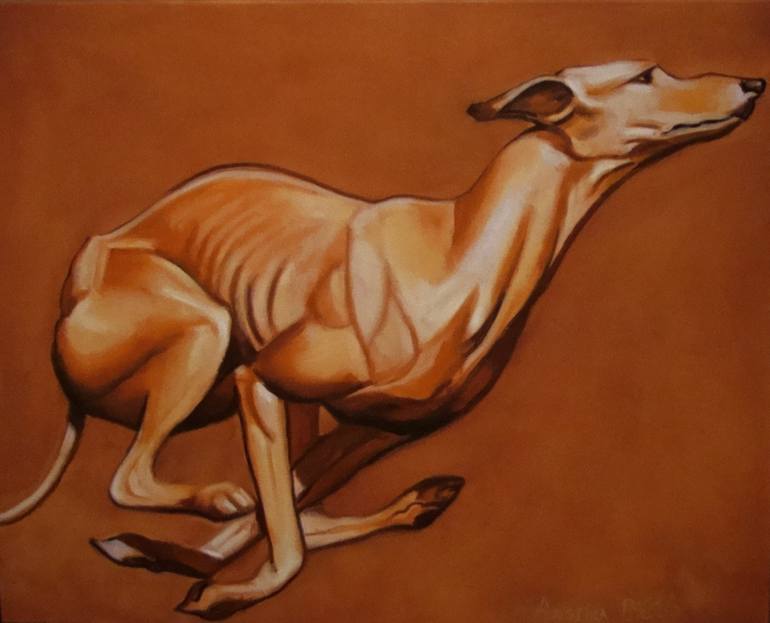 Greyhound Painting