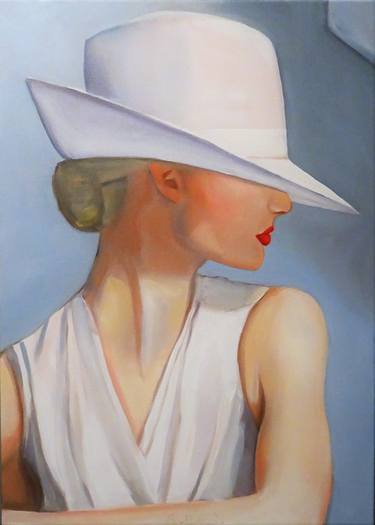 Original Fine Art Women Paintings by Angelika Bes