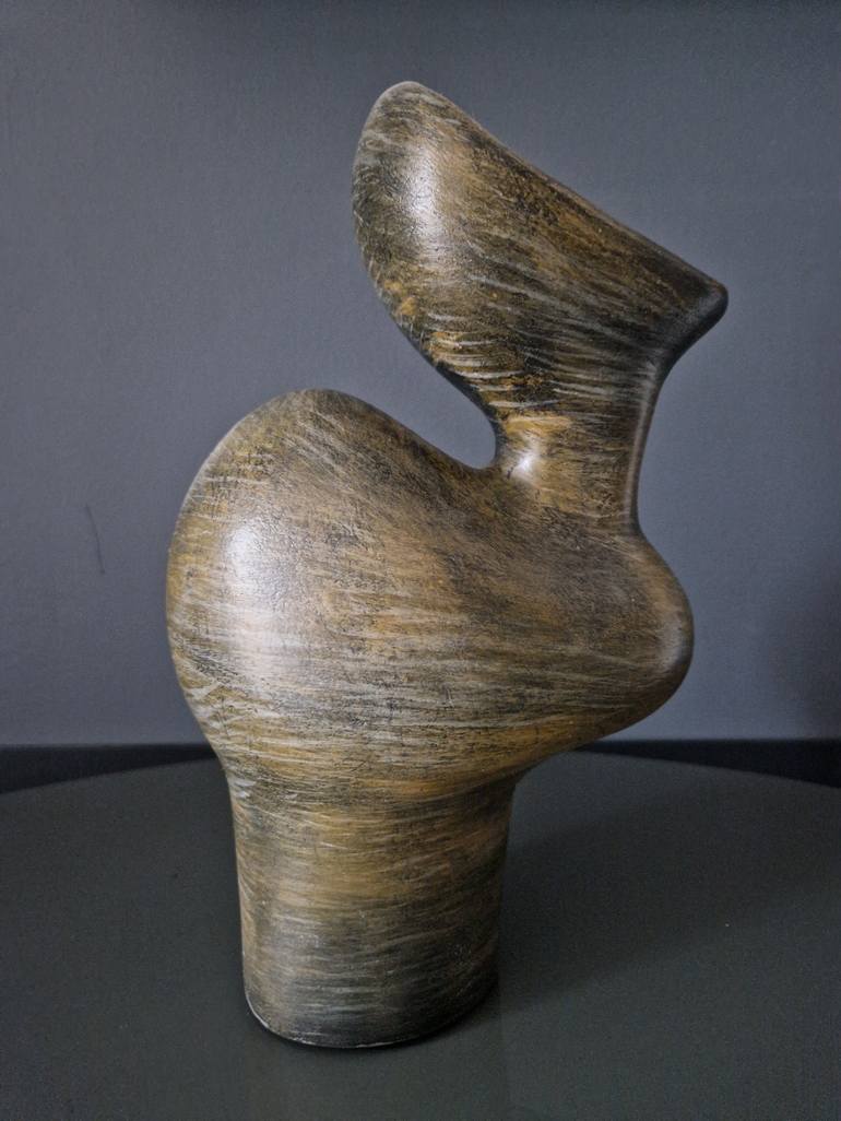 Original Abstract Expressionism Abstract Sculpture by L B Rios