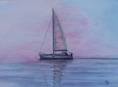 Print of Yacht Paintings by Paul McDermott