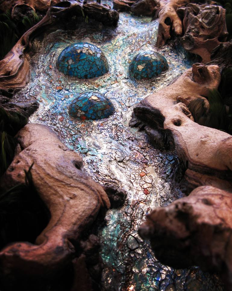 Original Abstract Nature Sculpture by Mometo Ben Taylor