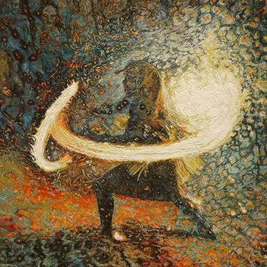 Original Figurative World Culture Painting by Mometo Ben Taylor