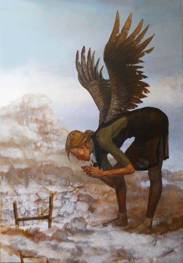 Original Classical mythology Painting by Kuba Bryzgalski