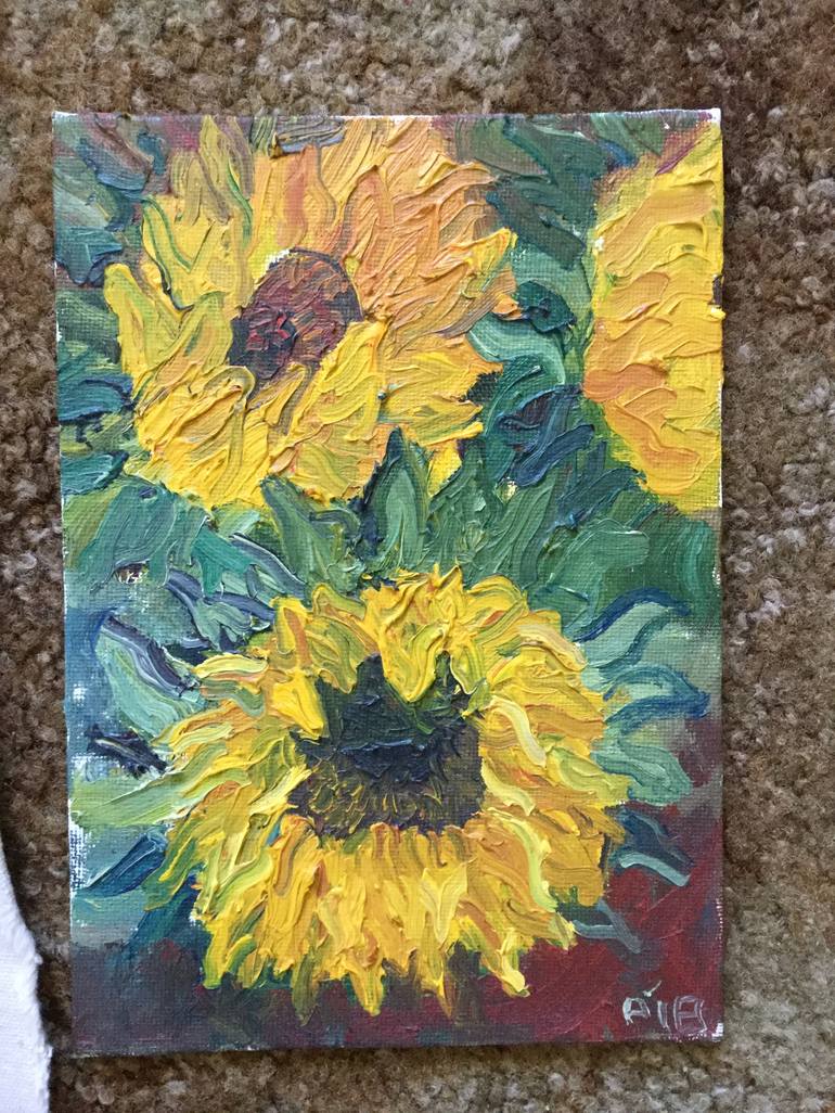 Original Impressionism Floral Painting by Paulette Nichols