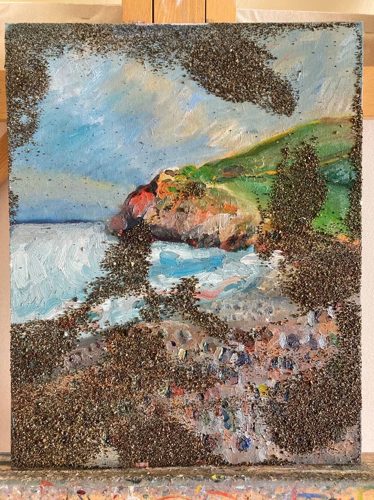 Original Conceptual Landscape Painting by Paulette Nichols