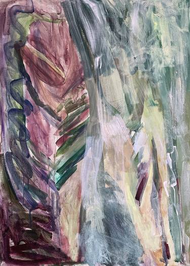 Original Abstract Expressionism Abstract Painting by Inese Andzejevska