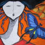 BLUE BUTTERFLY by Shivayogi Mogali