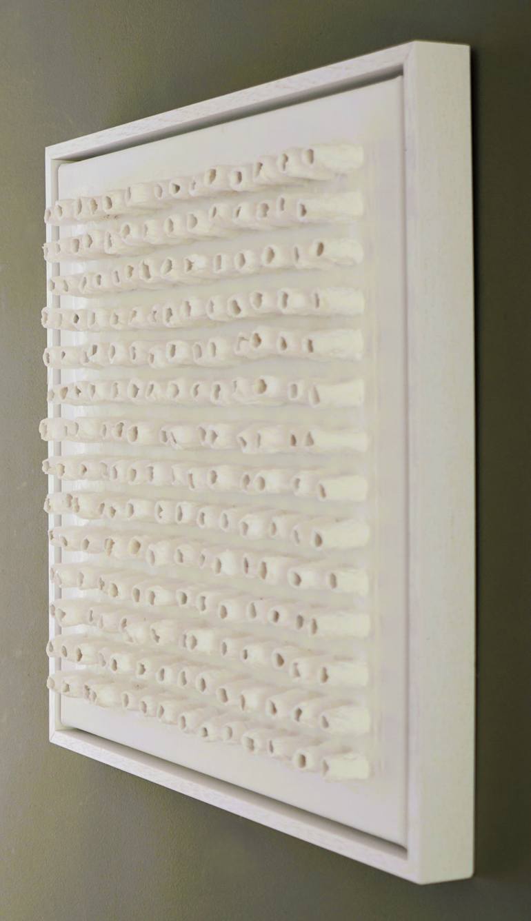 Original Black & White Abstract Sculpture by Chad Schonten