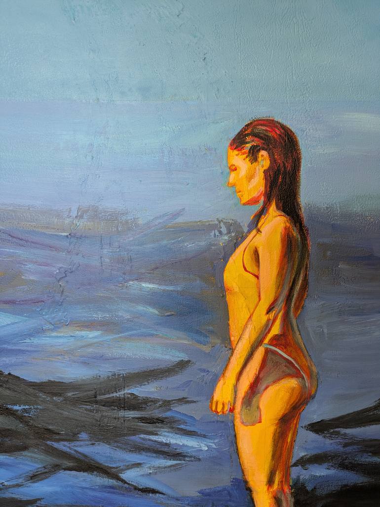 Original Contemporary Sports Painting by Anna Brazhnikova